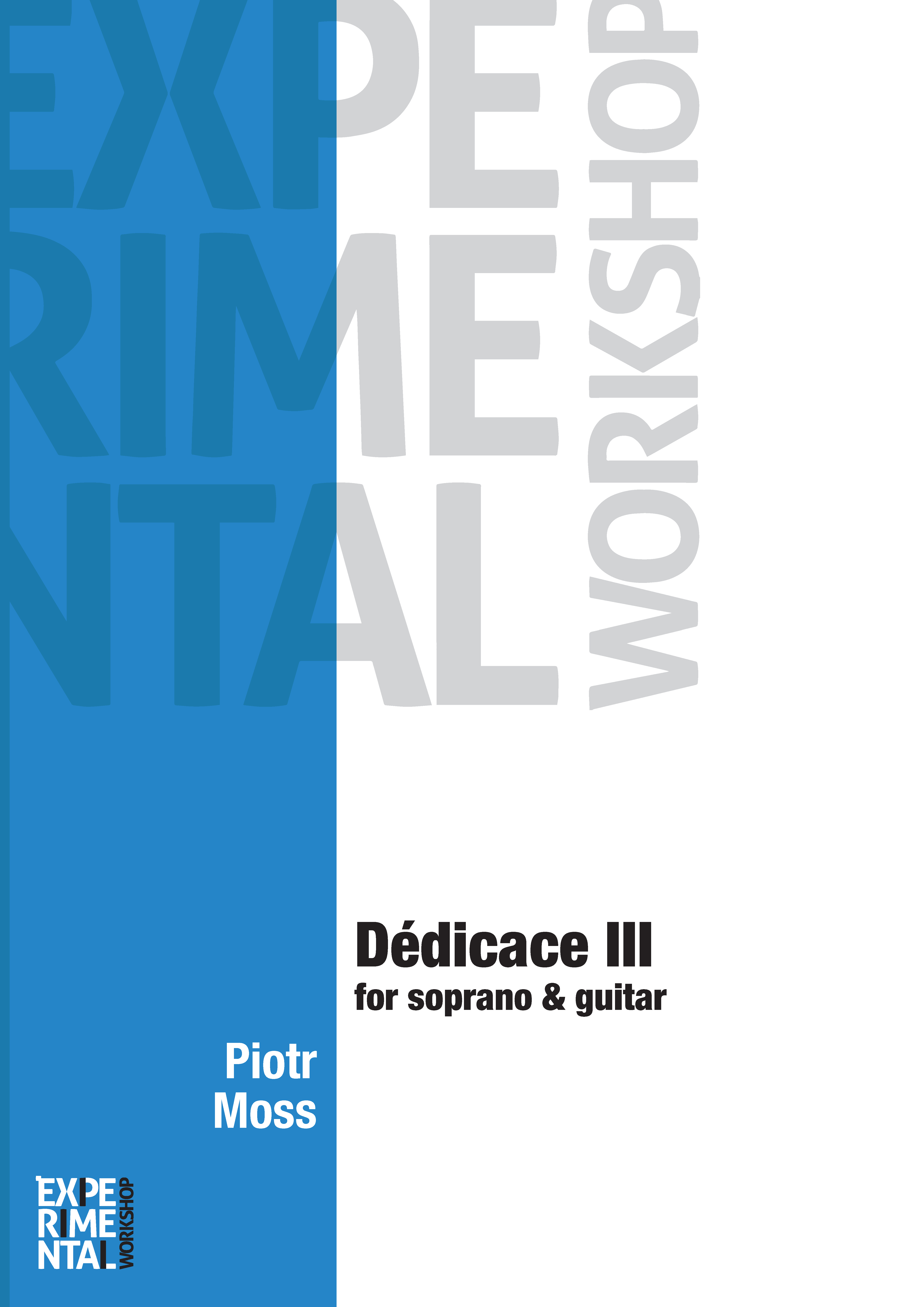 Piotr Moss - Dédicace III 