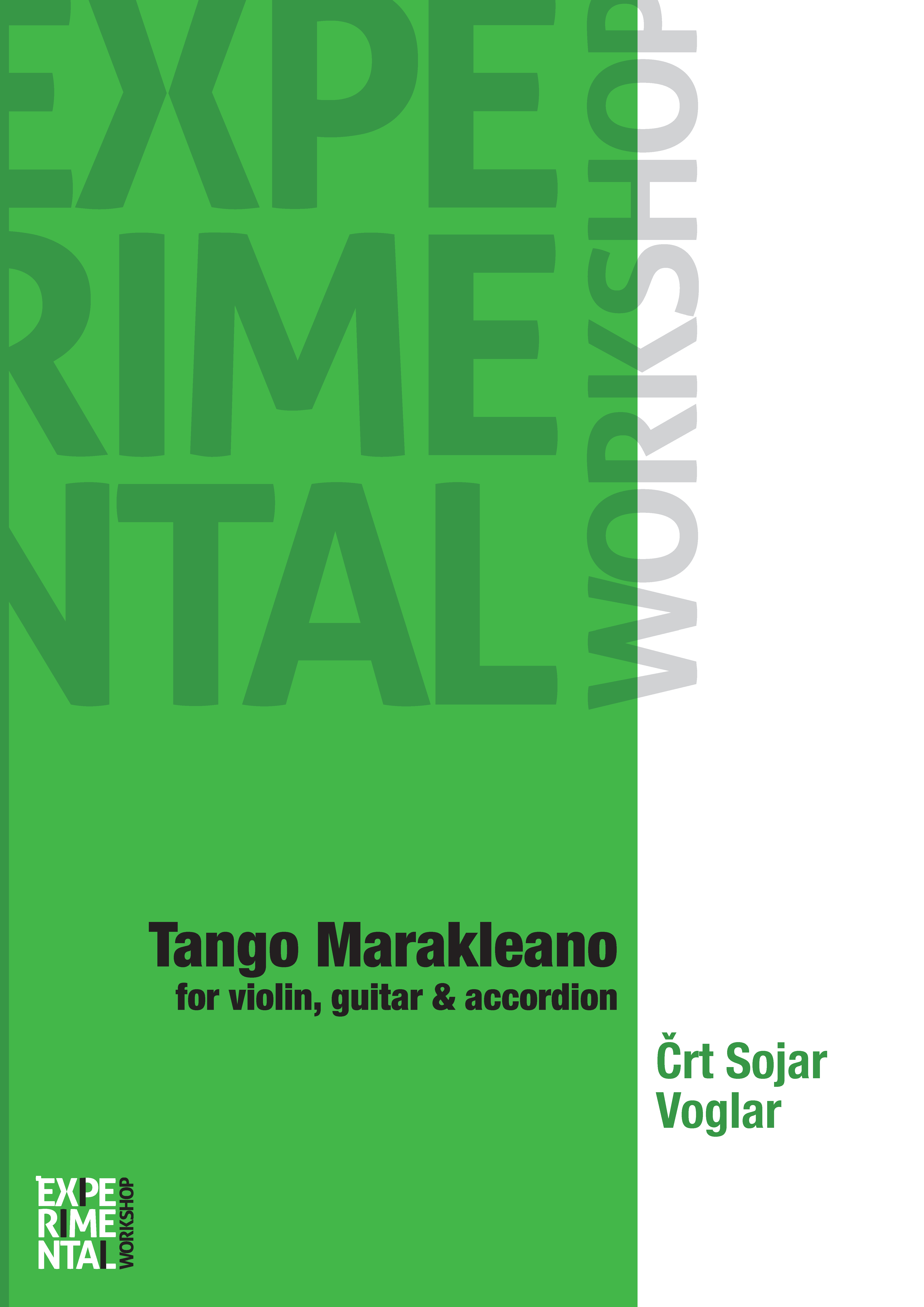 Črt Sojar Voglar - Tango Marakleano